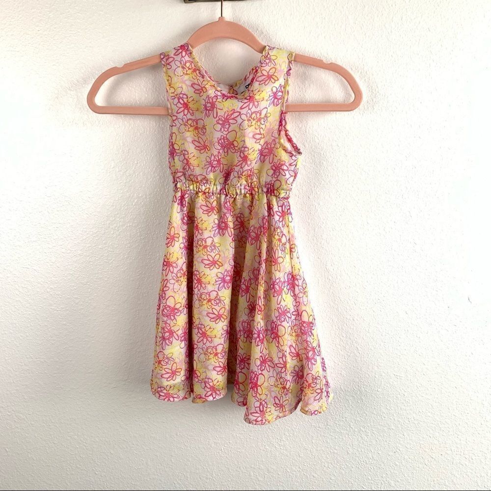 DKNY Girls Floral Dress